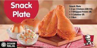 Kfc, also known as kentucky fried chicken, is one of the longest running international fast food chains in malaysia. Menu Kfc Snack Plate