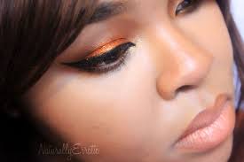 bronze glitter holiday makeup how to
