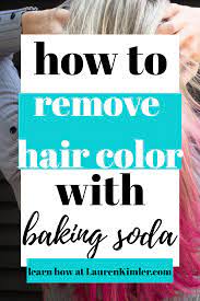 diy hair color remover using no bleach
