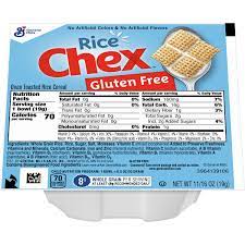 rice chex gluten free cereal single