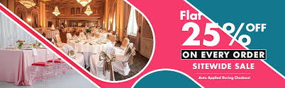 Bizchair.com offers free shipping on most products. Wholesale Wedding Table Linens Tablecloths And Chair Covers Your Wedding Linen