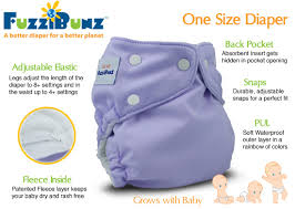 Fuzzibunz One Size Diaper New Colors Wee Bunz Natural