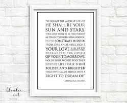 I have claimed many daughters this day so they cannot be mounted. Moon Of My Life My Sun And My Stars Quote Art Print A4 Calligraphy Wall Decor Hlpsocialsquare Com