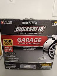 rocksolid garage floor coating gray