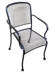 Wrought Iron Mesh Arm Chair Mesh