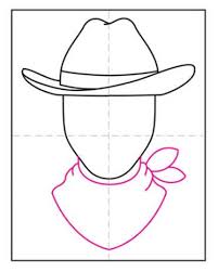 Kids and beginners alike can now draw a great looking stetson hat. How To Draw A Cowboy Hat Art Projects For Kids