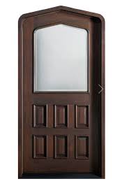 Door 23 Half Glass Solid Wood Teakwood