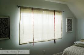 Diy Tie Up Curtain Diy No Sew Tie Up Curtains Living
