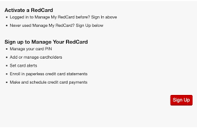 steps to activate the target redcard