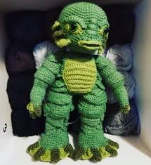 Black lagoon by mike thaler pictures by jared lee. Swamp Monster Creature Of The Black Lagoon Crochet Pattern Etsy