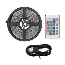 led strip light with remote 5m cable