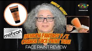 mehron fantasy fx orange face paint