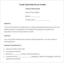 Writing Resume Template Media Resume Template Free Samples Examples