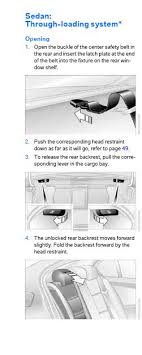 how to fold down rear seats help