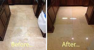 our marble floor countertop polishing