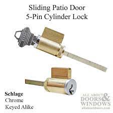 sliding door cylinder lock locks