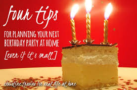 Planning Your Next Birthday Party