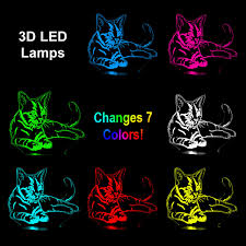 Umiwe Cute Kitty Led Children Night Light Kids Silicone Cat Lamp 7 Color Usb For Sale Online Ebay