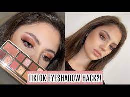 trying the viral tiktok eyeshadow