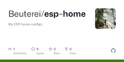 Issues · Beuterei/esp-home · GitHub
