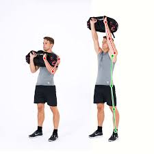 sandbag exercise shoulder lift