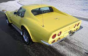 Sunflower Yellow 1972 Corvette Paint