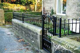 Decorative Wrought Iron Garden Fence