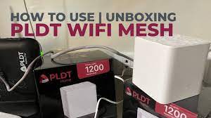 pldt mesh wifi setup unboxing and how