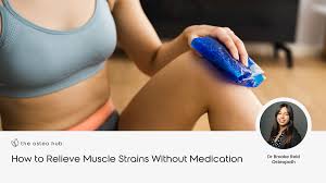 how to relieve muscle strains without