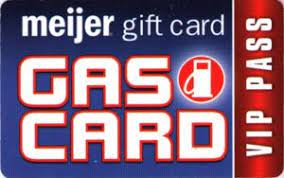 gift card gas card vip p meijer