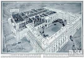 diagram buckingham palace stock photos