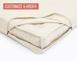 zip off cover for mattresses cushions