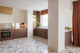 midcentury modern flooring kitchen
