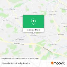 how to get to ramada south ruislip by