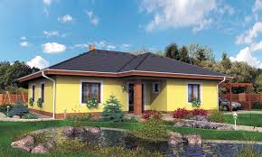 Bungalow 2 L Shaped Family House With
