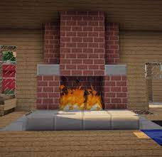 Solid Fireplace Minecraft Furniture