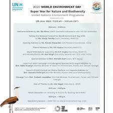 We all have gathered here to celebrate the world environment day which commemorate every year on 5 th june. Blog Ao Vivo