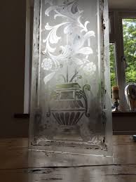 Victorian Acid Etched Glass Front Door