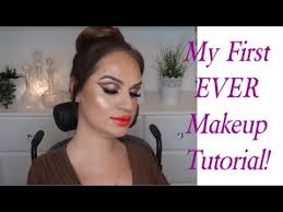 my first ever makeup tutorial glam