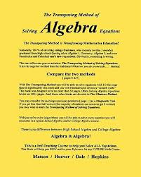 Solving Algebra Equations