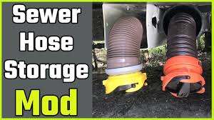 Depending on dump location, you. Large Rv Storage Tube For Sewer Hoses Plus More Diy Rv Living Full Time 4k Youtube