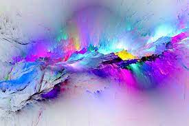 Hd Wallpaper Multicolored Abstract