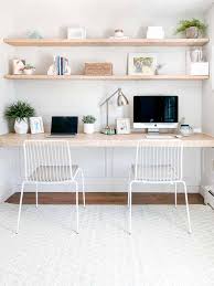 This is a pretty simple wooden desk to build and one that. Diy Floating Desk And Shelves Jenna Kate At Home