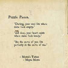 Because there's no missing puzzle piece. Love Puzzle Quotes Love Quotes Collection