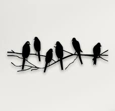 Metal Birds Wall Art Birds
