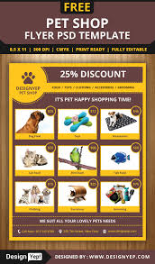 Free Pet Shop Flyer Psd Template On Behance