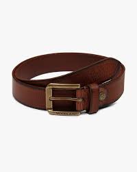Leather Belt With Buckle Closure