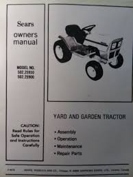 sears murray st 8 st 10 garden tractor