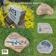 Personalized Garden Stone Engraving