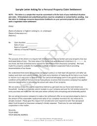 sle letter requesting personal